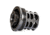 JMac Customs 360 1/2-28 X37 Muzzle Brake with Bravo Suppressor Mount and Blast Shield, Black Nitride, RRD-360-28S-X37+BDS-37