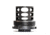 JMac Customs 360 1/2-28 X37 Muzzle Brake with Bravo Suppressor Mount and Blast Shield, Black Nitride, RRD-360-28S-X37+BDS-37