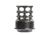JMac Customs 360 5/8-24 X12 Muzzle Brake with Alpha Suppressor Mount, Black Nitride, RRD-360-30S-X12