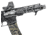 JMac Customs 360 5/8-24 X37 Muzzle Brake with Bravo Suppressor Mount and Blast Shield, Black Nitride, RRD-360-30S-X37+BDS-37