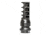 JMac Customs 4C Galil 13x1 4-Port Muzzle Brake with KeyMount, Black Nitride, RRD-4C-13RS-KM