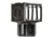 JMac Customs LAF 24-1.5 Flash and Sound Enhancing Muzzle Brake, Black Nitride, LAF-24