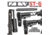 JMac Customs ST-6 Skeletonized Tube, 6in, Black, ST-6