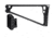 JMac Customs TS-9P Stock 5.5mm Folding Aks w/Rubber Butt Pad, Black, TS-9P+SM-5.5