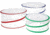 JOBAR Handy Gourmet Set Of 3 Pop Up Food Covers, Green/Red/Blue JB4579