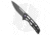 John Gray Custom Folding Knife, 4.00in, Premium Blade Steel, Drop Point Blade, Carbon Fiber, Titanium, Black/Gray/Purple Handle, Black/Gray/Purple/Black, 8.625 inch, BHQ-221534