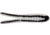 Johnson Nickel Blade Hard Bait, 1/4 oz, 2in / 5cm, Hook Size 4, Nickel Blade, White/Black Stripe, 1119473