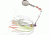 Johnson Beetle Spin R Bait, Coleslaw 179884