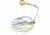 Johnson Beetle Spin R Bait, Racy Shad 179866