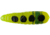 Johnson Nickel Blade Hard Bait, 1/4 oz, 2in / 5cm, Hook Size 4, Nickel Blade, Chartreuse/Black Spots, 1119467