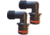 Johnson Pump KlickTite Port Conn, 90deg 1/2inBSP, 3/4in, 09-47087