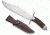 Joker Knives Bowie Knife Stag Horn 9.75in. Blade, 15.01in. Length CC101USA