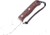 Joker Knives Bushcraft Survival Fixed Blade Knife, 8.75in Overall, 4in Satin 1.4116 SS Drop Point, Brown Canvas Micarta Handle, Brown Leather Belt Sheath, Brown, CM112