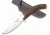 Joker Knives De Monte Knife Stag Horn 4.29in. Blade, 8.58in. Length CC71USA
