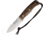 Joker Knives Ember Bushcraft Survival Knife, 4 satin finish 14C28N Sandvik stainless Scandi gr, Walnut handle, CN122