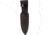 Joker Knives Montes II Outdoor Fixed Blade Knife, 8.5in Overall, 4in Satin 1.4116 Blade, Walnut Handle, Leather Sheath, CN59
