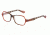 JOOP! 81082 Single Vision Prescription Eyeglasses - Red Frame and Clear Lens 81082-6640SV