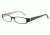 Morgan 201033 Bifocal Prescription Eyeglasses - Black Frame and Clear Lens 201033-6240BI