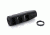 JP Enterprises 3-Port Compensator, 1/2-28 TPI, .750 OD, .281 Exit, Matte Black, Black, JPTRE3-2B