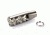 JP Enterprises 3-Port Compensator, 5/8-24 TPI, .750 OD, .350 Exit, Polished Titanium, Silver, JPTRE3-324TI