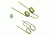 JP Enterprises Reduced Power Spring Kit For AR-15 (.223 Commercial Ammo Only), Yellow JPS3.5