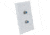 JR Products Dual Wall Plate, 47875