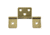JR Products Non Mortise Hinge Brass, 70625