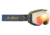 JULBO Aerospace Ski Goggles,Blue/Yellow,Zebra Light Lenses w/Multilayer Fire Flash, Large 74031125