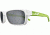 Julbo Colbalt Sunglasses; Shiny White/Green Frames w/ Spectron 3 Lenses 4512011