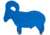 Legion Targets Rockin Ram 3/8in AR500, Blue, AR-1060