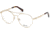 Just Cavalli JC0855 Eyeglass Frames - Gold Frame Color, Gold Lens Color