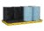 Justrite Eight Drum Accumulation Center Yellow, 28660