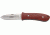 Ka-Bar Knives Dozier, Big Easy, Slip Joint Folding Straight Edge Knife w/ Hard Sheath, BROWN 2-4084-3