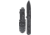 KA-BAR Knives EK Cammando Short Fixed Blade Knife, 4.312in, Drop Point, 1095 Cro-Van Blade, Ultramid Black Handle, Black, EK51