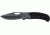Ka-Bar Knives Gila Folding Straight Edge Knife w/ Pocket Clip, G10 Handle, BLACK 2-3077-6