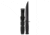 KA-BAR Knives Ka-Bar Modified Tanto Knife, Fixed Blade, 12.75in, 1095 Cro-Van Steel, Kraton G Handle, Black, 12.75, 1266