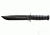 Ka Bar Knives Kb1211 Plain 7in Black Knife Black Leather Sheath