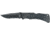 Ka-Bar Knives Mule Folding Serrated Knife w/ Polyester Sheath, Black, Clampack 4-3051CP-0