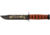 Ka-Bar Knives Operation Iraqi Freedom Straight Edge Knife w/ Leather Sheath, Army, Clampack, BROWN 4-9127CP-6