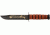 Ka-Bar Knives Operation Iraqi Freedom Straight Edge Knife w/ Leather Sheath, USMC, Clampack, BROWN 4-9128CP-3