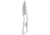 KA-BAR Knives Rambler Skeleton Fixed Blade Knives, 2.375in, 5Cr15 Stainless Steel, Clip Point, Black, 7001BP
