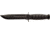 Ka-Bar Knives Short Straight Edge Knife w/ Hard Sheath, Black, Clampack 4-1258CP-5