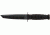 Ka-Bar Knives Short Tanto Serrated Knife w/ Hard Sheath, Black, Clampack, BLACK 4-5055CP-6