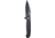 KA-BAR Knives TDI Flipper Folder Knife, Black, 3.5 in 2490