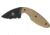 Ka-Bar Knives TDI Law Enforcement Partial Serrated Knife w/ Hard Sheath, Coyote Brown, Clampack 6-1477CBCP-4