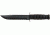 Ka-Bar Knives Utility Serrated Knife w/ Hard Sheath, Black, Clampack 4-1214CP-1