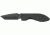 Ka-Bar Knives Warthog Tanto Folding Straight Edge Knife w/ Pocket Clip, Clampack, BLACK 4-3074CP-9