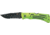 Ka-Bar Knives Zombie Mule Folding Serrated Edge Knife w/ Polyester Sheath, Green, Clampack, GREEN 4-3059-2