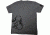 Ka-Bar Knives Zombie T-Shirt - M, GRAY 5-1731-0