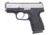 Kahr CM45 Pistol, .45 ACP, 3.24in barrel, black polymer frame, integrated polymer grip, recoil operated semi-automatic, white bar-dot combat, 5 round magazine, KA-CM45-45-3.24-1-FRRMPG
